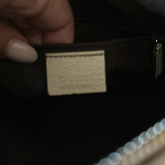 Authentic cream and brown Gucci Monogram Boston Bag. - Picture 3 of 6